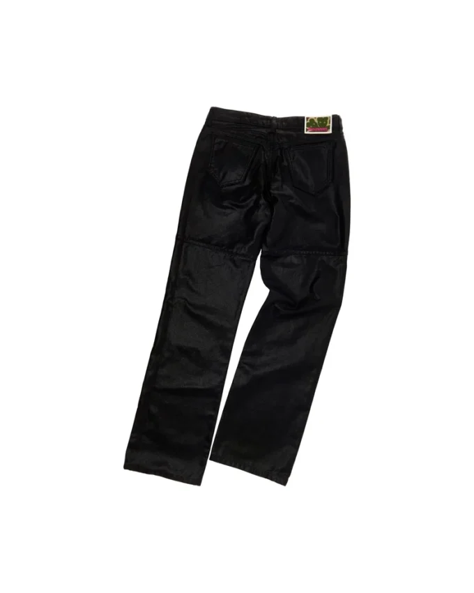 Jeans med dragkedja fram