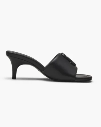 Lädersandal med klack från The J Marc
