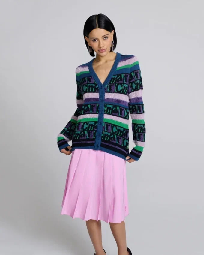 Loopy Logo Cardigan