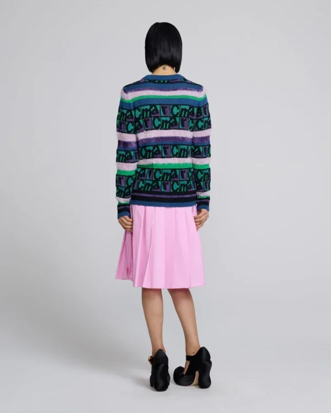 Loopy Logo Cardigan