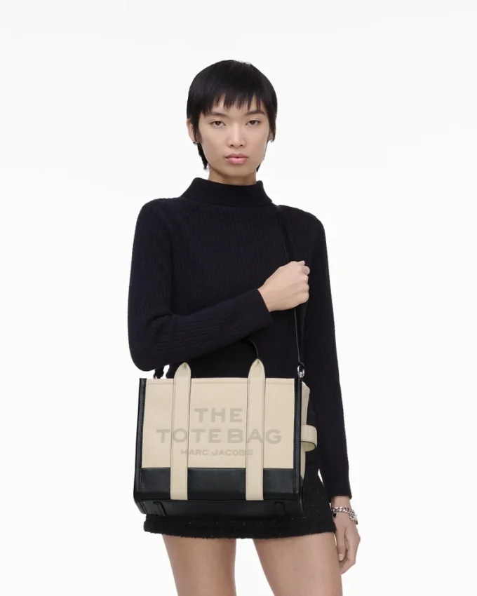 Medium Tote Bag i färgblock Medium Tote Bag i färgblock