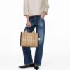 Medium Tote Bag i färgblock Medium Tote Bag i färgblock