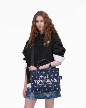 Medium Tote Bag in bandana-canvas