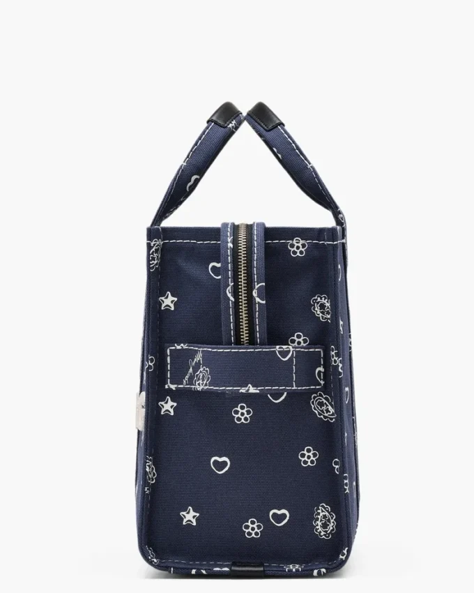 Medium Tote Bag in bandana-canvas Medium Tote Bag in bandana-canvas