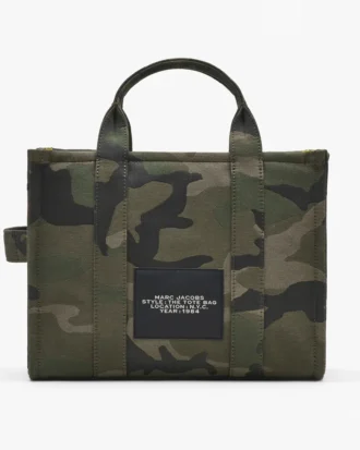 Medium Tote Bag in camouflage jacquard