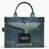 Medium Tote Bag in dekonstruerad denim Medium Tote Bag in dekonstruerad denim