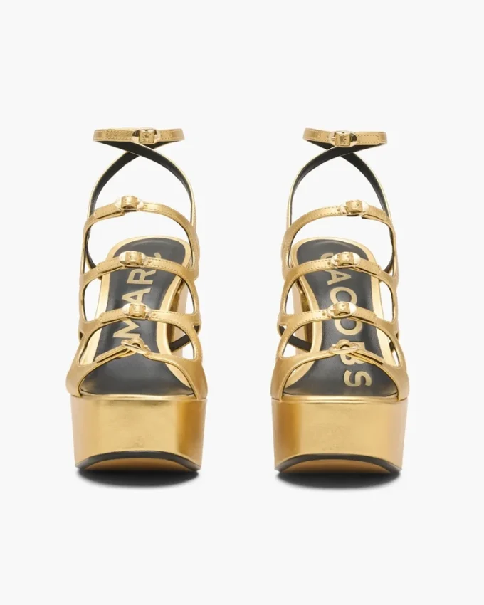 Metallic Leather Kiki Platform Sandal Metallic Leather Kiki Platform Sandal