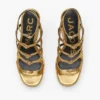 Metallic Leather Kiki Platform Sandal Metallic Leather Kiki Platform Sandal
