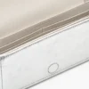 Mini-väska i metalliskt läder med kedja Mini-väska i metalliskt läder med kedja