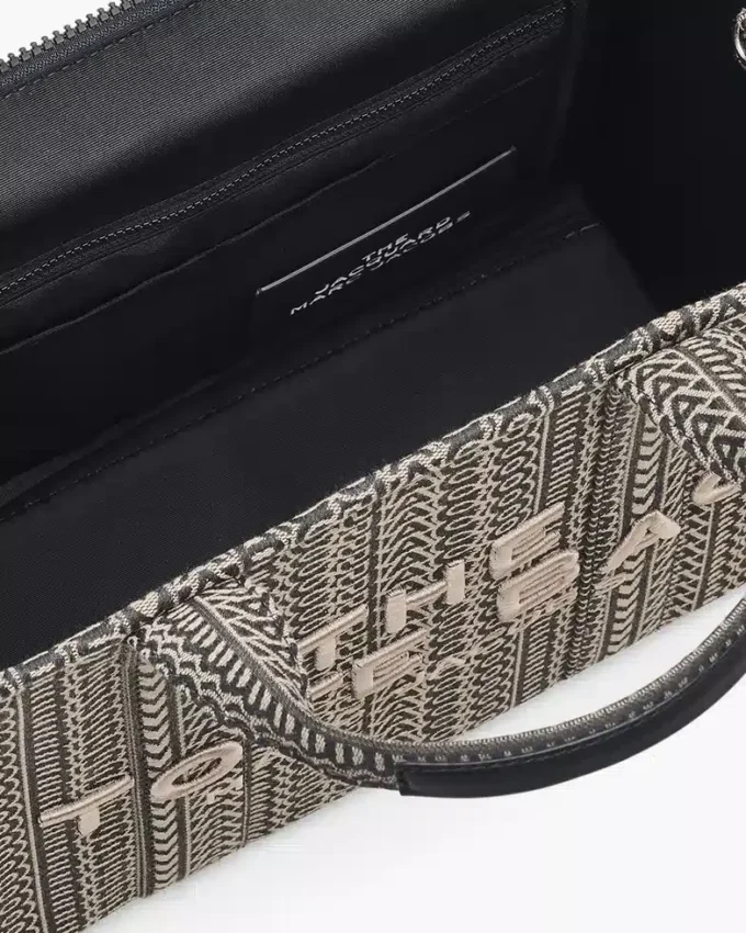Monogram Jacquard Medium Tote Bag