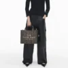 Monogram Jacquard Medium Tote Bag