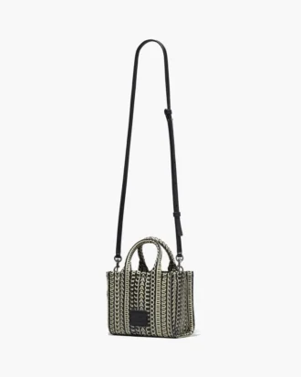 Monogram läder Tote Bag med axelrem Monogram läder Tote Bag med axelrem