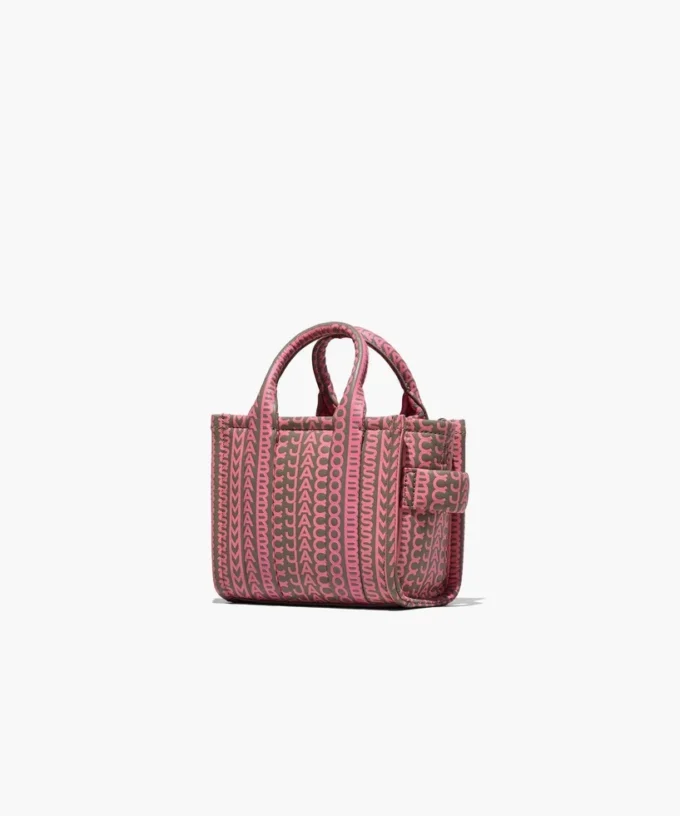 Monogram läder Tote Bag med axelrem Monogram läder Tote Bag med axelrem