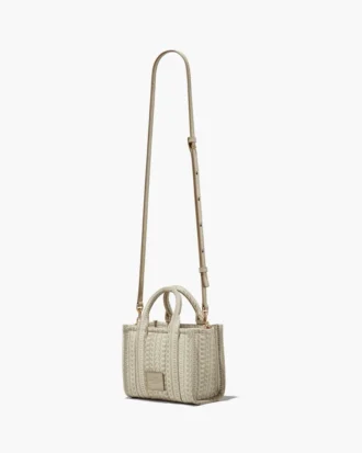 Monogram läder Tote Bag med axelrem Monogram läder Tote Bag med axelrem