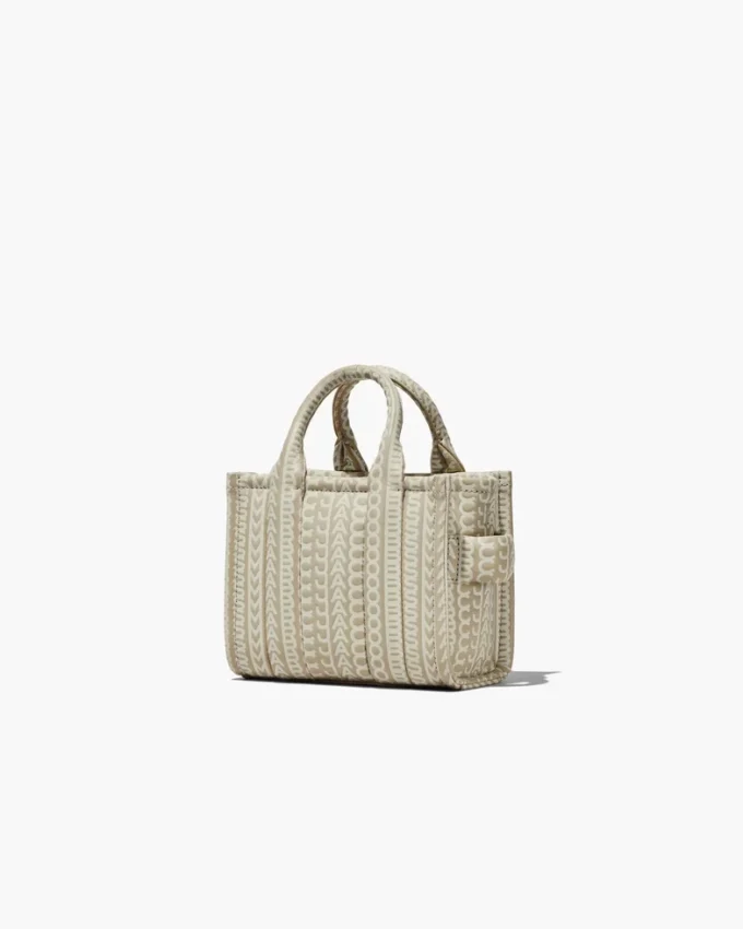 Monogram läder Tote Bag med axelrem Monogram läder Tote Bag med axelrem