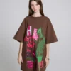 Oversized avslappnad T-shirt Oversized avslappnad T-shirt