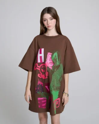 Oversized avslappnad T-shirt