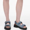 Quilted Denim Sunny Sandal