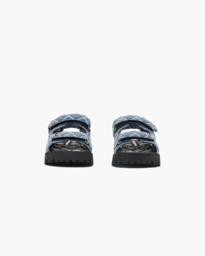 Quilted Denim Sunny Sandal
