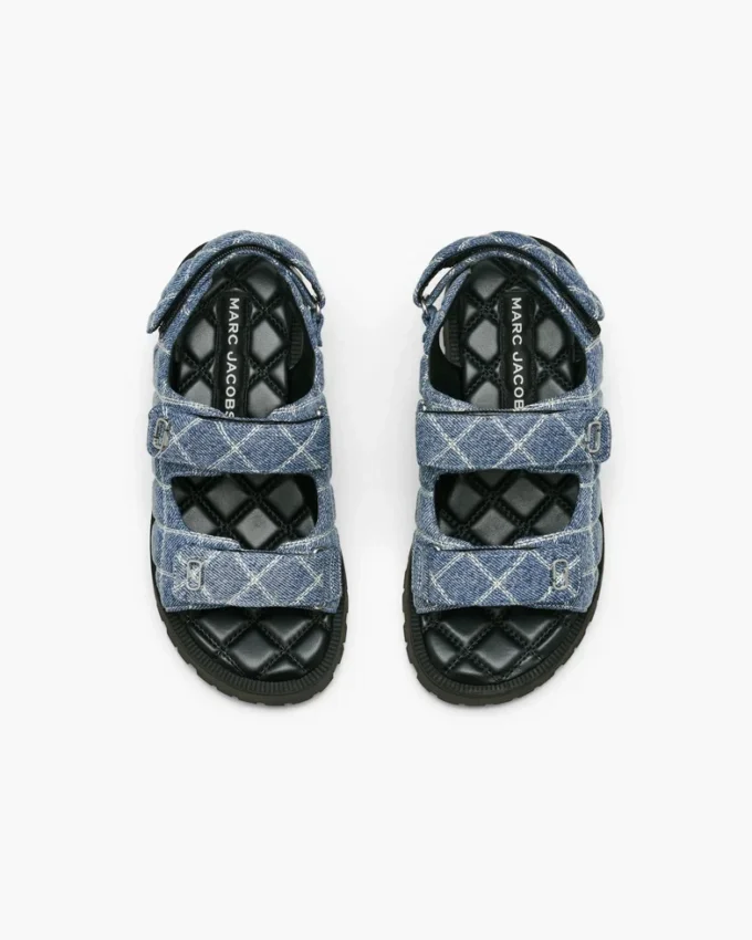 Quilted Denim Sunny Sandal