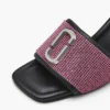 Rhinestone J Marc-sandaler med klack