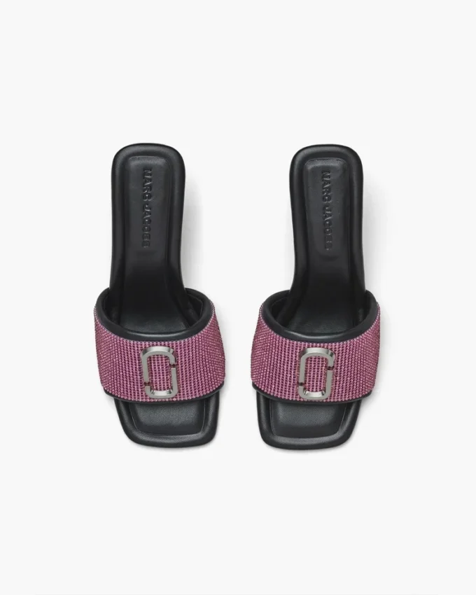 Rhinestone J Marc-sandaler med klack