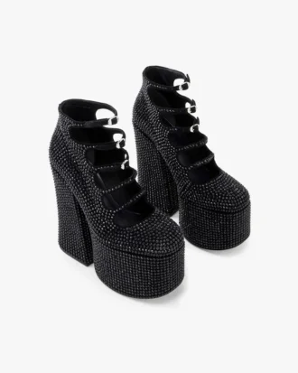 Rhinestone Kiki-ankelboots