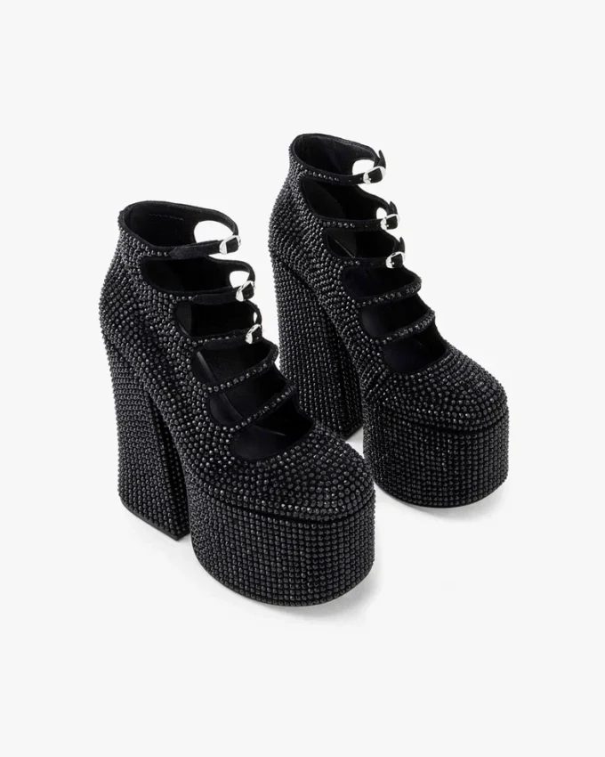 Rhinestone Kiki-ankelboots Rhinestone Kiki-ankelboots