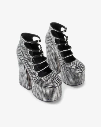 Rhinestone Kiki-ankelboots
