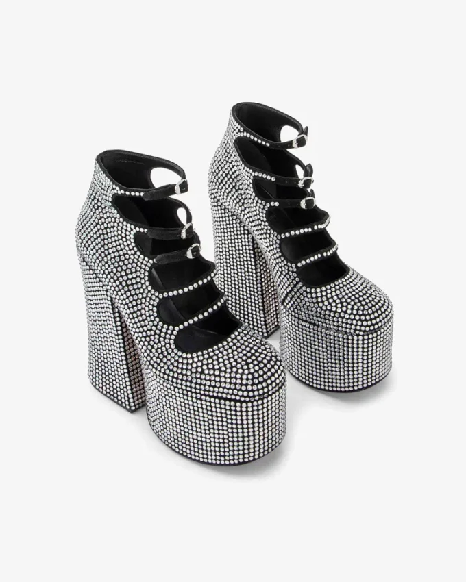 Rhinestone Kiki-ankelboots Rhinestone Kiki-ankelboots