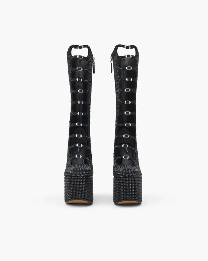 Rhinestone Kiki knähöga stövlar Rhinestone Kiki knähöga stövlar