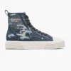 Rip And Repair Denim High Top Sneaker