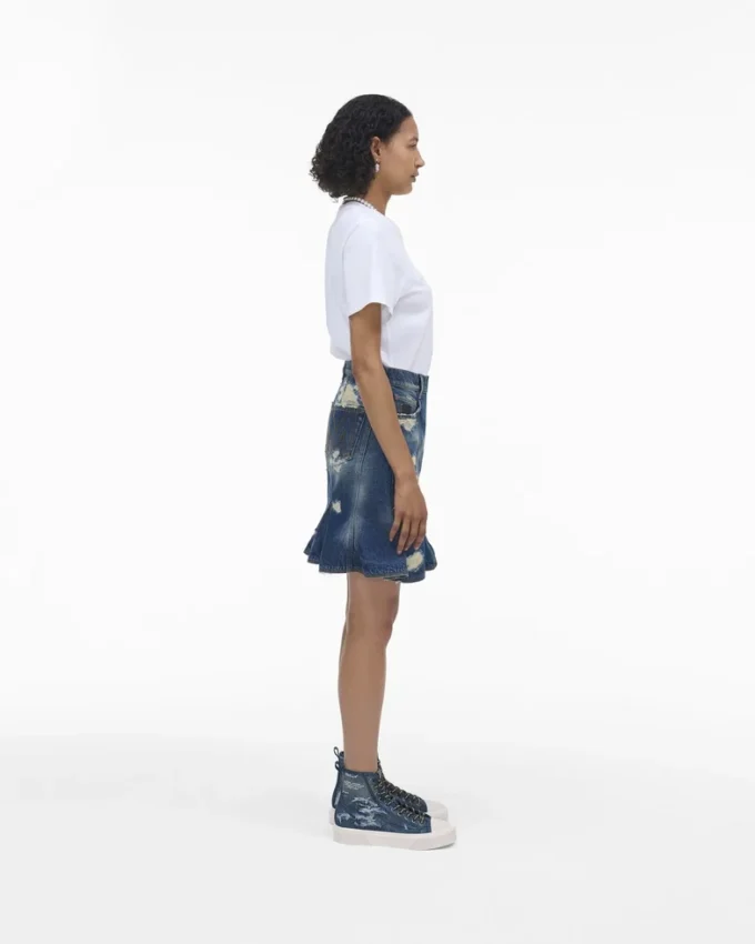 Rip And Repair Denim High Top Sneaker