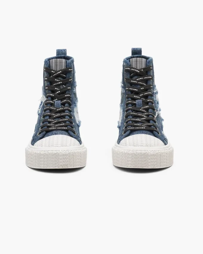 Rip And Repair Denim High Top Sneaker