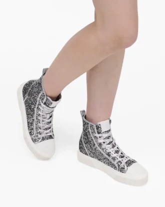Sequin High Top Sneaker