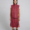 Tartan-pufferväst