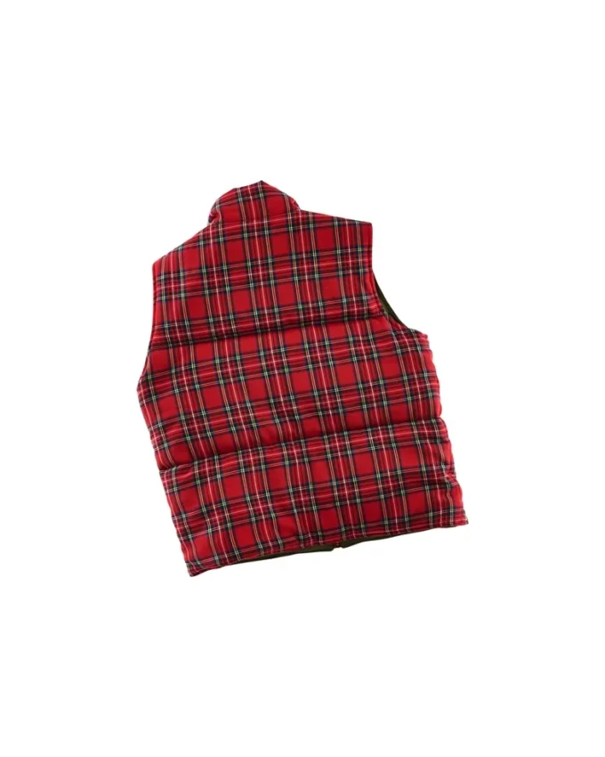 Tartan-pufferväst