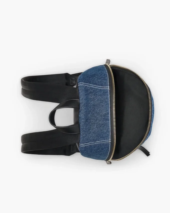 The Biker Colorblock Denim Medium ryggsäck