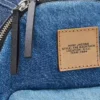 The Biker Colorblock Denim Stor ryggsäck