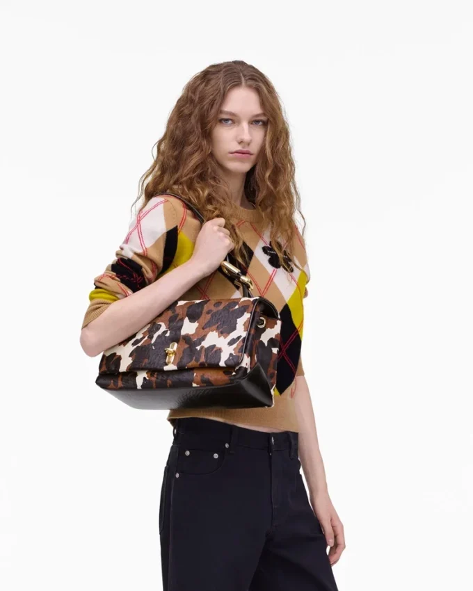 The Cow Haircalf Large Dual Bag