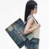 The deconstructed large Tote Bag in denim The deconstructed large Tote Bag in denim