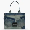 The deconstructed large Tote Bag in denim The deconstructed large Tote Bag in denim