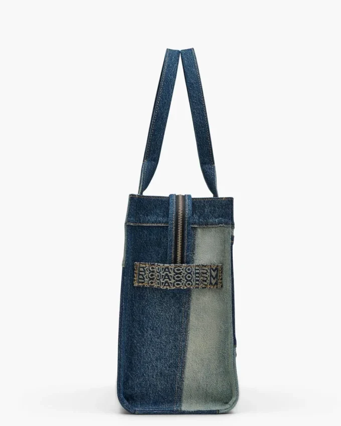 The deconstructed large Tote Bag in denim The deconstructed large Tote Bag in denim
