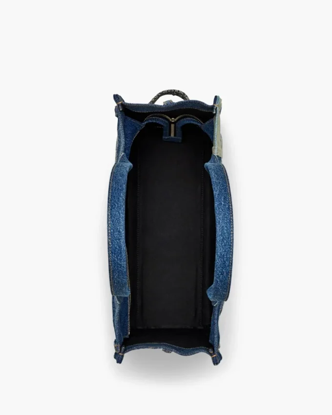 The deconstructed large Tote Bag in denim The deconstructed large Tote Bag in denim