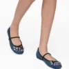 The Gem Denim Sabrina Ballerina