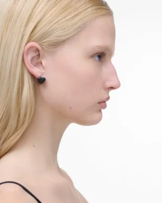The Heart Balloon Pave Earrings The Heart Balloon Pave Earrings