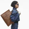 The large leather Tote Bag The large leather Tote Bag