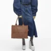 The large leather Tote Bag The large leather Tote Bag