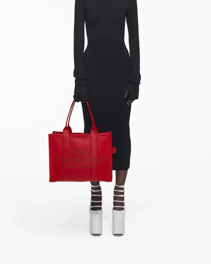 The large leather Tote Bag The large leather Tote Bag