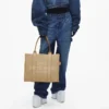 The large leather Tote Bag The large leather Tote Bag